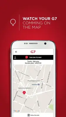 Taxis G7 android App screenshot 0